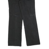 CALVIN KLEIN JEANS Womens Black Regular Straight Denim Woven W30 L30 Zip Cotton