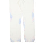 LEVI'S 501 Womens Jeans White Regular Straight Denim W28 L30 Cotton Blend
