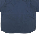 CARHARTT Mens Blue Workwear 2XL Short Sleeve Cotton Blend Shirt