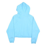 LEVI'S Womens Blue & White Hoodie L Cotton Blend Casual Stylish Hooded