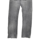 LEVI'S 501 Mens Regular Grey Denim Raw W30 L29 Button Fit Classic Straight Jeans