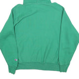 CHAMPION REVERSE WEAVE Mens Green Pullover Hoodie L Cotton Blend Casual