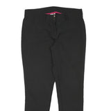 NATURE TRAIL Womens Black Slim Fit Zip Closure Trousers W34 L31 Comfortable