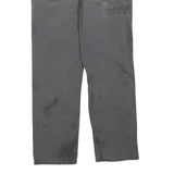 CARHARTT Mens Grey Regular Fit Straight Cotton Blend W32 L28 Workwear Zip Jeans