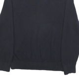 NAUTICA Mens Navy Plain V Neck Basic Knit Jumper M Cotton Blend Casual Stylish