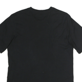 NIKE Mens Black Graphic T-Shirt S Short Sleeve Crew Neck Never Stop Print