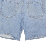 GMPYRE Mens Shorts Blue Denim Casual L W36 Comfortable Cotton Blend