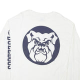 CHAMPION Mens White Butler Bulldogs Long Sleeve Crew Neck Cotton Blend XL Sports
