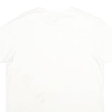 GAP Mens White Plain T-Shirt L Short Sleeve Crew Neck Cotton Summer Casual