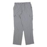 AUTHENTIC KLEIN Mens Polyester Blend Grey Regular Fit Cargo Trousers W32 L32