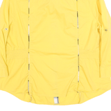 COOGI Womens Yellow Plaid Detail Cotton Blend Shirt XL Casual Button-Up Long