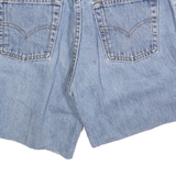 LEVI'S Womens Denim Blue Cotton Jeans Shorts S W28 Classic Fit Casual Summer