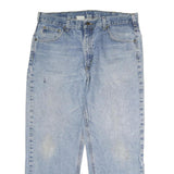 CARHARTT Mens Classic Blue Denim Jeans W36 L37 Comfortable Workwear Zip Closure
