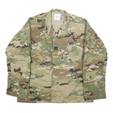 TEAM SOLDIER Mens Green Camouflage Military Jacket M Cotton Blend Zip Tactical