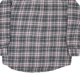 MOOSE CREEK Mens Grey & Red Check Shirt L Cotton Blend Casual Workwear