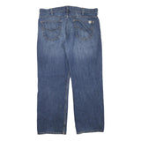 CARHARTT Mens Jeans Blue Regular Loose Denim Medium W38 L32 Zip Cotton Blend