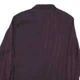 KAREN SCOTT Womens Purple Shirt L Button Long Sleeve Classic Fit Elegant