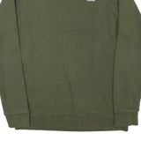 ADIDAS Mens Green Crew Neck M Cotton Blend Sweatshirt Casual Sportswear