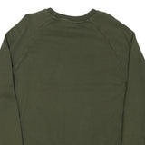 ADIDAS Mens Green Crew Neck M Cotton Blend Sweatshirt Casual Sportswear