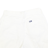 LEE Womens Shorts White Casual Plain XS W26 Cotton Comfort Fit
