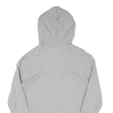 ADIDAS Womens Grey Pullover Hoodie UK 8 Cotton Casual Drawstring Hooded