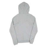 ADIDAS Womens Grey Pullover Hoodie UK 8 Cotton Casual Drawstring Hooded