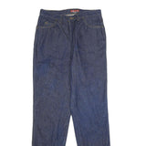 GEOFFREY HUNTER SPORT Womens Jeans Blue Classic Straight Denim W30 L34 Zip