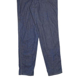 GEOFFREY HUNTER SPORT Womens Jeans Blue Classic Straight Denim W30 L34 Zip