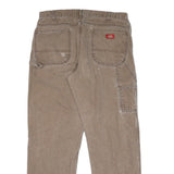 DICKIES Mens Jeans Beige Regular Straight Denim Medium W36 L32 Workwear Utility