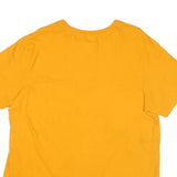 NIKE Mens Yellow Tennessee Graphic T-Shirt L Short Sleeve Crew Neck Cotton Blend
