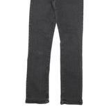 LEVI'S Womens Jeans Black Slim Skinny Denim Medium W25 L29 Classic Cotton Blend