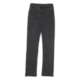 LEVI'S Womens Jeans Black Slim Skinny Denim Medium W25 L29 Classic Cotton Blend