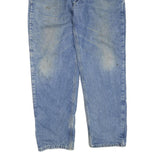 CARHARTT Mens Light Blue Regular Fit Straight Denim Cotton Blend Jeans W38 L32