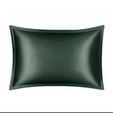 ANYHOUZ Pillowcase 50x90cm Green Pure Real Silk For Comfortable And Relaxing Home Bed
