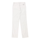 Les Copains Trousers - 28W UK 6 White Cotton