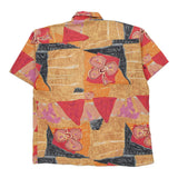 Expressions Worldwide Floral Short Sleeve Shirt - Medium Multicoloured Cotton