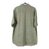 Vintage Unbranded Hawaiian Shirt - 2XL Green Viscose Blend