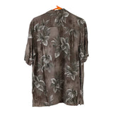 Vintage brown Croft & Barrow Hawaiian Shirt - mens medium