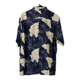 Vintage navy Palm Island Hawaiian Shirt - mens medium