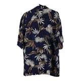 Vintage navy Campia Hawaiian Shirt - mens large