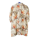 Vintage beige Waterman Hawaiian Shirt - mens xx-large