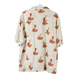 Vintage beige Quiksilver Hawaiian Shirt - mens x-large