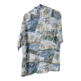 Vintage blue St. Johns Bay Hawaiian Shirt - mens large