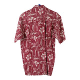 Vintage red Cherokee Hawaiian Shirt - mens medium
