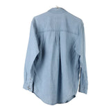 Vintage blue Basic Editions Hawaiian Shirt - mens small