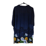 Vintage navy Unbranded Hawaiian Shirt - mens xxx-large