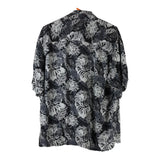 Vintage grey Puritan Hawaiian Shirt - mens large