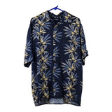 Vintage navy Puritan Hawaiian Shirt - mens large
