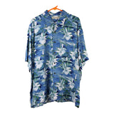 Vintage blue Munsingwear Hawaiian Shirt - mens xx-large