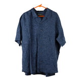 Vintage blue Eddie Bauer Hawaiian Shirt - mens xx-large